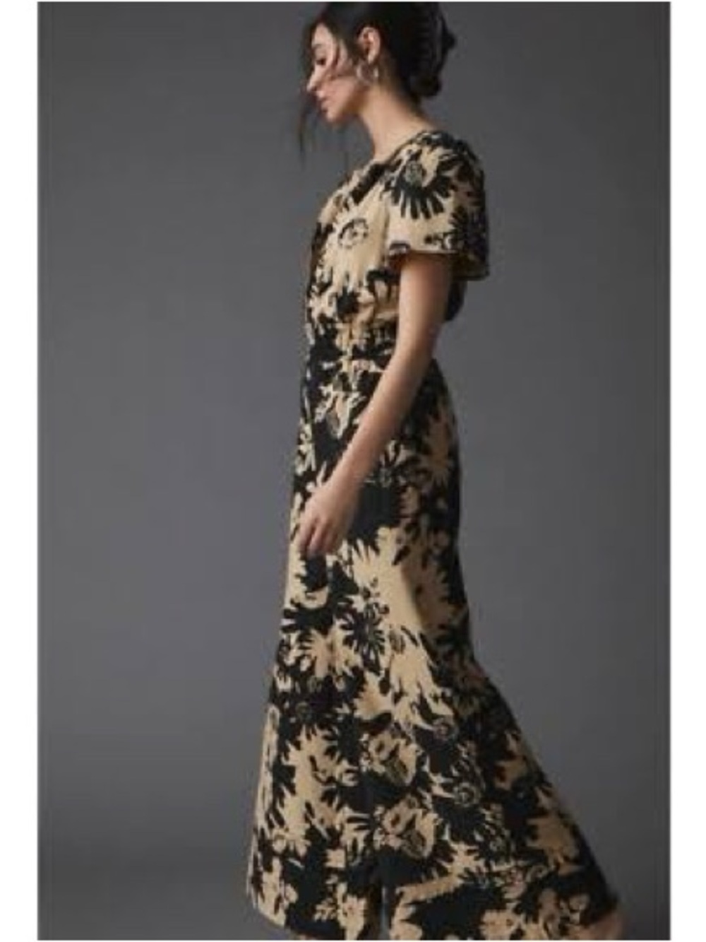 By Anthropologie “The Somerset” Wide-Leg Jumpsuit -worn twice